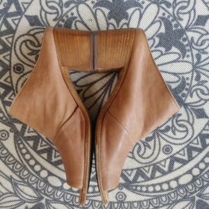 MIMOSA peeptoe mules size 37